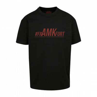#frAMKfurt.2022 – Oversized Shirt – black/red
